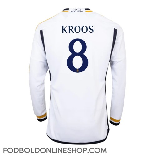 Real Madrid Toni Kroos #8 Hjemmebanetrøje 2023-24 Langærmet
